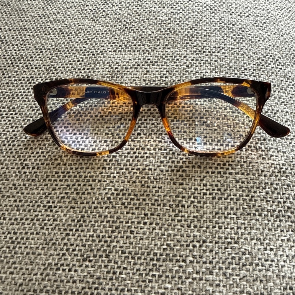 Jim Halo Authentic 3586 Eyeglass Tortoise Frames 52/16-140 designer Classic HOT